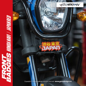JAPAN RED / EMBLEMA HONDA NAVI / NAVI FRONT BADGE