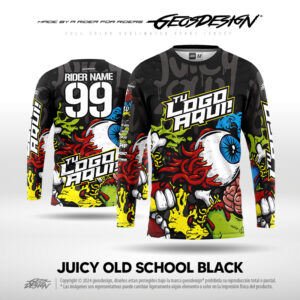 JUICY OLD SCHOOL BLACK - CUSTOM JERSEY