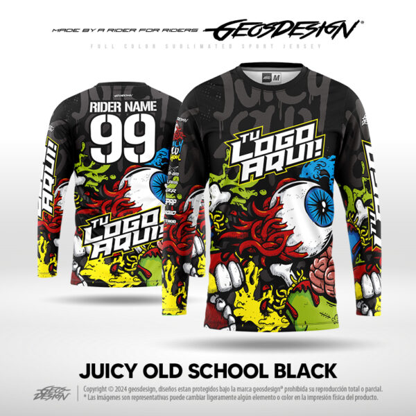 JUICY OLD SCHOOL BLACK - CUSTOM JERSEY