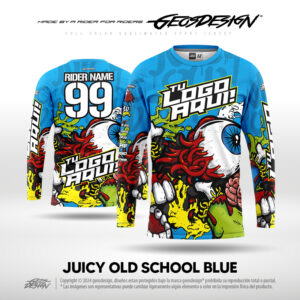 JUICY OLD SCHOOL BLUE - CUSTOM JERSEY