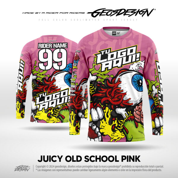 JUICY OLD SCHOOL PINK - CUSTOM JERSEY