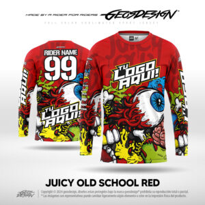 JUICY OLD SCHOOL RED - CUSTOM JERSEY