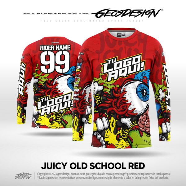 JUICY OLD SCHOOL RED - CUSTOM JERSEY