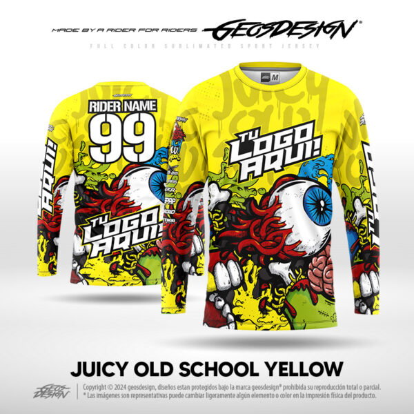 JUICY OLD SCHOOL YELLOW - CUSTOM JERSEY