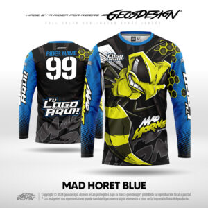 MAD HORNET BLUE - CUSTOM JERSEY