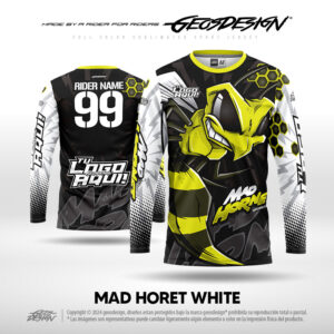 MAD HORNET WHITE - CUSTOM JERSEY