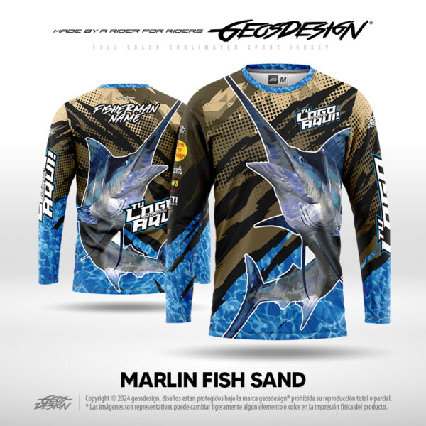MARLIN FISH SAND - CUSTOM JERSEY