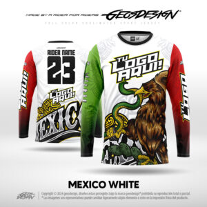MEXICO WHITE - CUSTOM JERSEY
