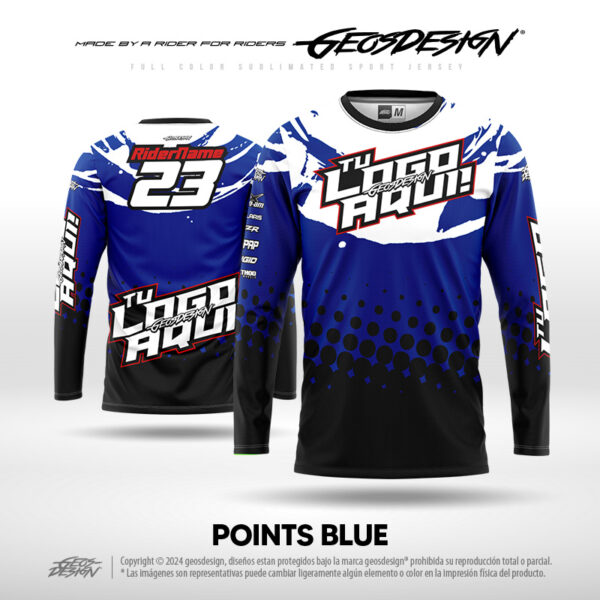 POINTS BLUE - CUSTOM JERSEY