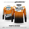 POINTS ORANGE - CUSTOM JERSEY