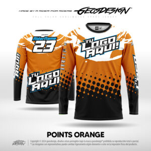 POINTS ORANGE - CUSTOM JERSEY
