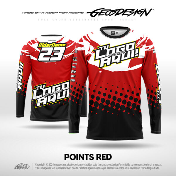 POINTS RED - CUSTOM JERSEY