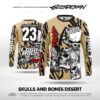 SKULLS AND BONES DESERT - CUSTOM JERSEY