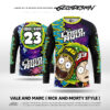 VALE AND MARC ( RICK AND MORTY STYLE ) - CUSTOM JERSEY