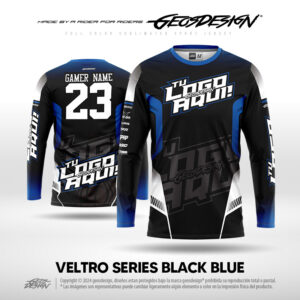 VELTRO SERIES BLACK BLUE - CUSTOM JERSEY