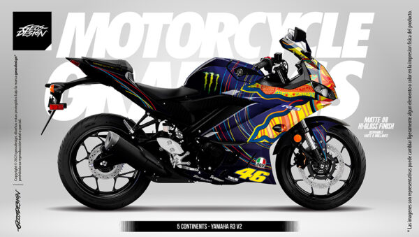 5 CONTINENTS - YAMAHA R3 V2.0 2019-