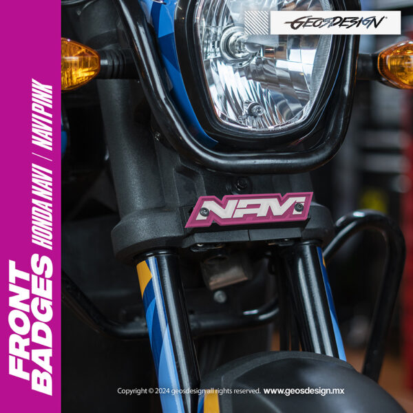 NAVI PINK / EMBLEMA HONDA NAVI / NAVI FRONT BADGE