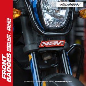 NAVI RED / EMBLEMA HONDA NAVI / NAVI FRONT BADGE