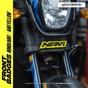 NAVI YELLOW / EMBLEMA HONDA NAVI / NAVI FRONT BADGE