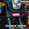 SANS SERIF PINK / EMBLEMA PERSONALIZADO / FRONT BADGE HONDA NAVI - Imagen 2
