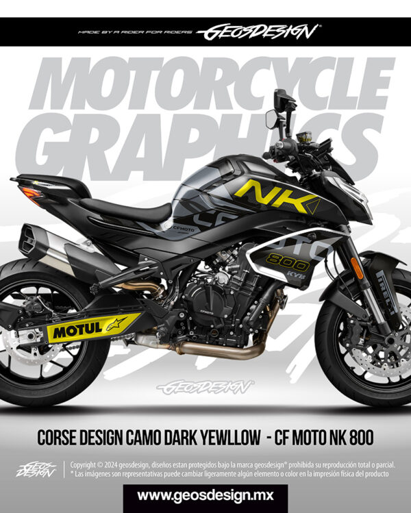 CORSE DESIGN CAMO - CF MOTO 800 NK.