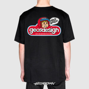 PLAY RIDE GEOSDESIGN T-SHIRT BLACK