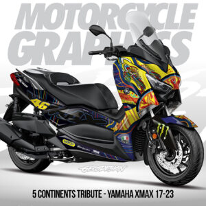 5 CONTINENTS TRIBUTE - YAMAHA XMAX 17-23