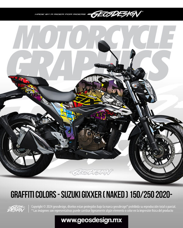 GRAFFITI - SUZUKI GIXXER ( NAKED ) 150/250 2020-