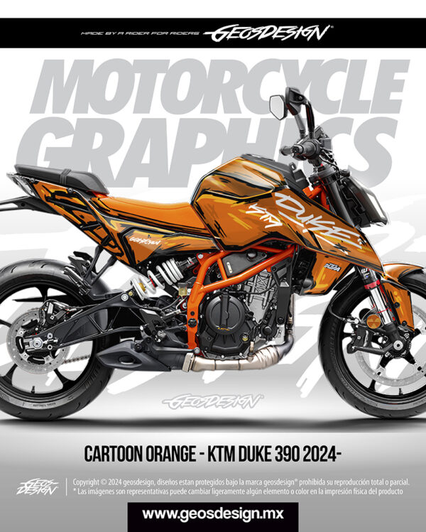 CARTOON - KTM DUKE 250 / 390 3G 2024- - Imagen 4