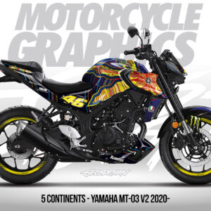 5 CONTINENTS - YAMAHA MT 03 V2 2020-