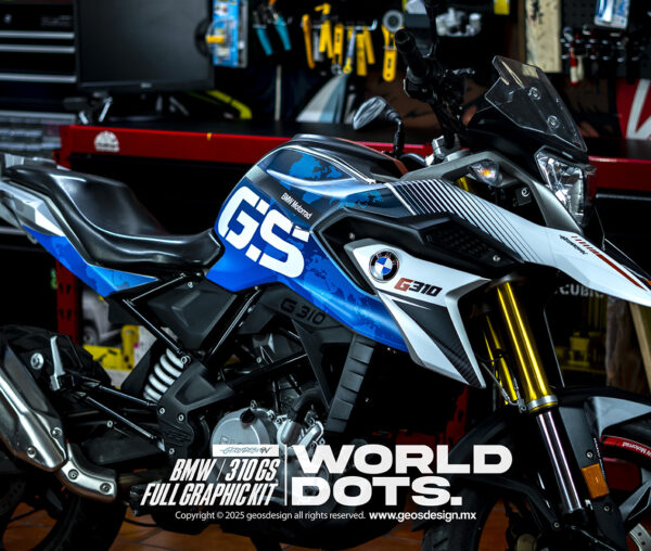 WORLD DOTS - BMW G 310 GS 17-23 - Imagen 5