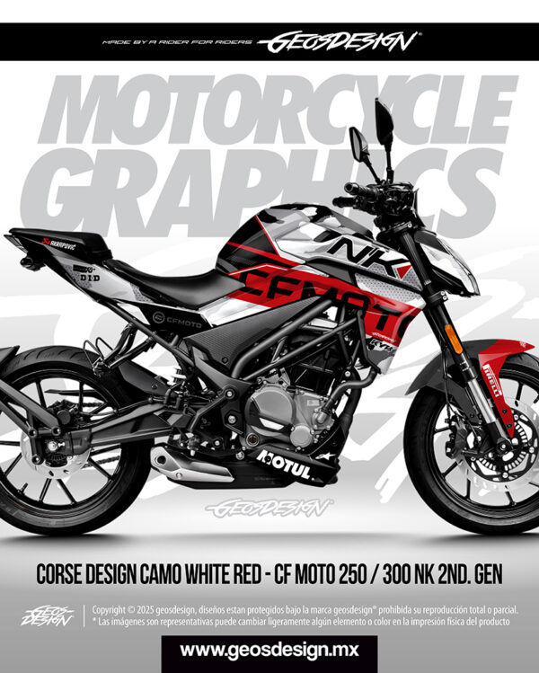 CORSE DESIGN CAMO - CF MOTO 250/300 NK 2ND. GEN.