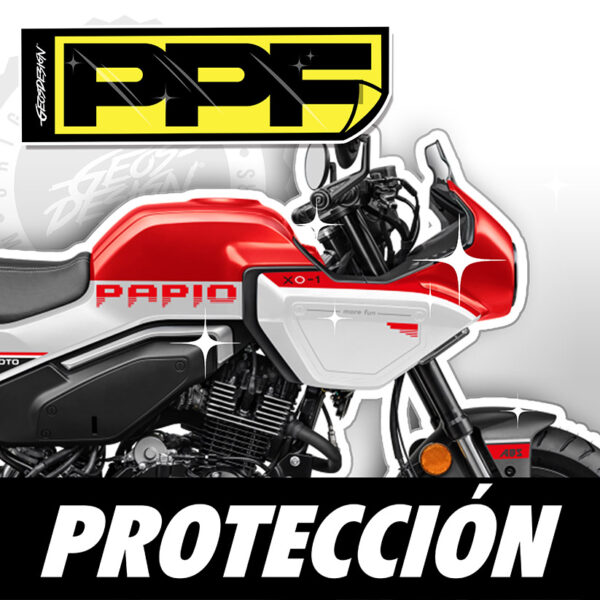PPF / PELÍCULA DE PROTECCIÓN  - CF MOTO PAPIO XO-1 / SS