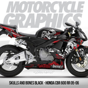 SKULLS AND BONES - HONDA CBR 600 RR 05-06