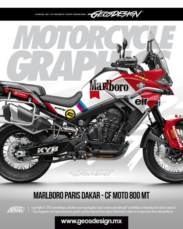 MARLBORO PARIS DAKAR - CF MOTO 800 MT