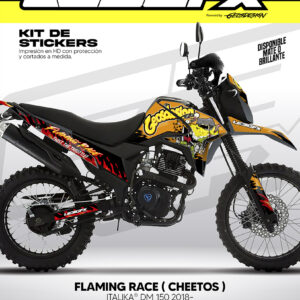 FLAMING RACE ( CHEETOS ) - ITALIKA DM 150