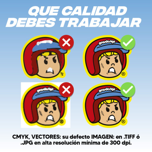 ARCHIVO BASE PARA IMPRESIÓN DE STICKERS - Imagen 2