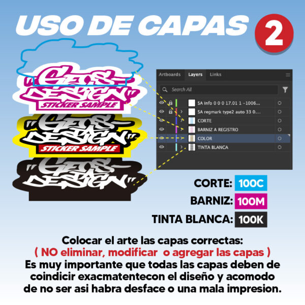 ARCHIVO BASE PARA IMPRESIÓN DE STICKERS - Imagen 4