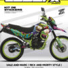 VALE AND MARC / RICK AND MORTY STYLE - ITALIKA DM 200 2022-