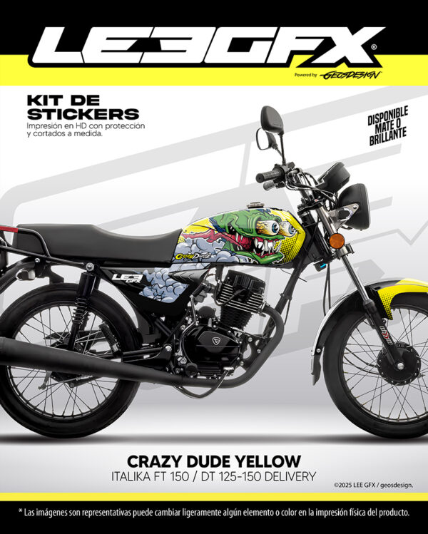 CRAZY DUDE - ITALIKA FT 150 / DT 125-150 DELIVERY