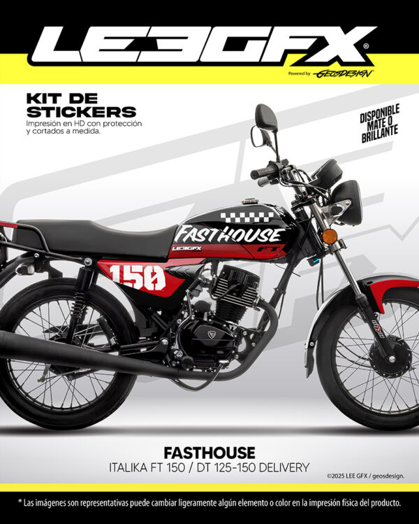 FASTHOUSE - ITALIKA FT 150 / DT 125-150 DELIVERY