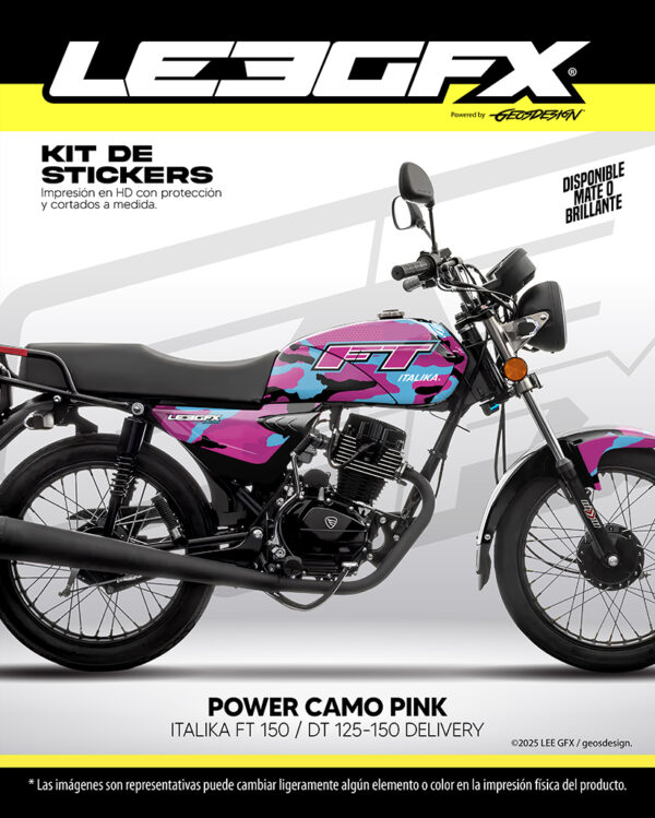POWER CAMO - ITALIKA FT 150 / DT 125-150 DELIVERY