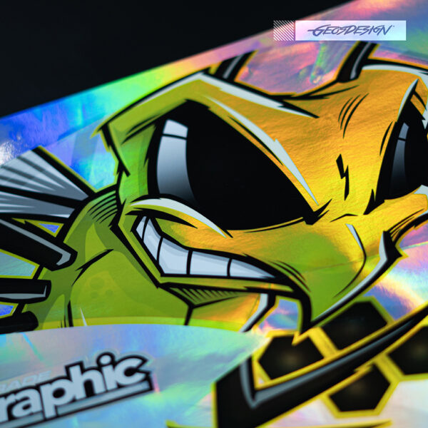 STICKER HOLOGRÁFICO / HOLOGRAPHIC VINYL ( UPGRADE ) - Imagen 2