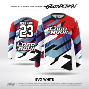 EVO WHITE - CUSTOM JERSEY