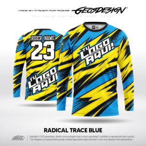 RADICAL TRACE BLUE - CUSTOM JERSEY