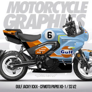 GULF JACKY ICKX - CFMOTO PAPIO XO-1 / SS V2