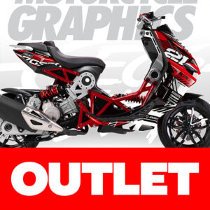 OUTLET / REPARTO CORSE BLACK RED – ITALJET DRAGSTER 125 / 200 / 300